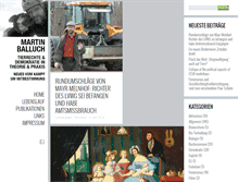 Tablet Screenshot of martinballuch.com